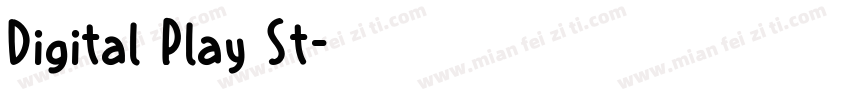 Digital Play St字体转换